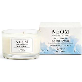 Neom Organics London - Real Luxury - 3 Wick Scented Candle - Real Luxury Candle (travel) 75g - For Women