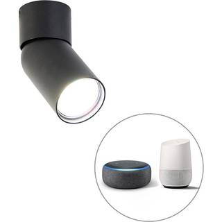 Smart moderne spotlight sort inkl. Wifi GU10 - Falo
