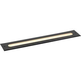 Moderne jordspot sort 50 cm inkl LED IP65 - Eline
