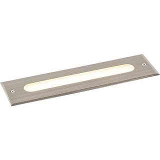 Moderne jordspot stål 30 cm inkl. LED IP65 - Eline