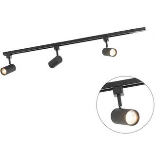 Smart skinnesystem sort inkl. 3 WiFi GU10 1-faset - Jeana