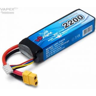 Li-Po 3S 11.1V 30C 2.200 mAh, XT60-kontakt Vapex