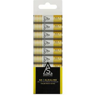 Smartline Alkaline AA batteri LR6 (10-pack)