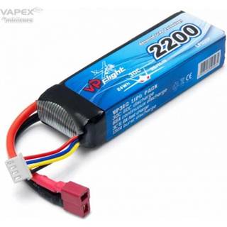 Li-Po 3S 11,1V 30C 2.200 mAh, T-kontakt Vapex