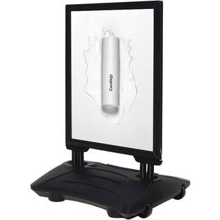 Wind-Sign Waterbase Budget gadeskilt, A0, sort