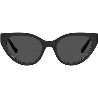 Moschino Kvinde MOL064/S 807/IR Solbriller Injiceret Sort Grå Cat Eye Normal