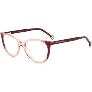 Carolina Herrera CH 0064 C19 55 Briller Kvinder Krystalklar - Transparent Burgundy - 55mm