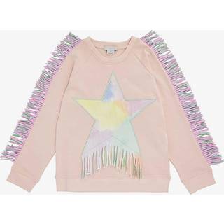 Stella McCartney Kids Embellished cotton jersey sweatshirt - pink - Y 8