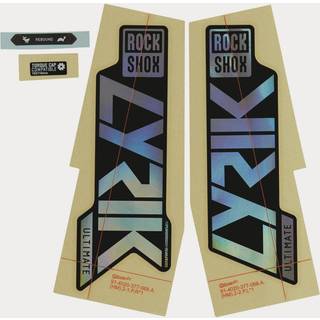 RockShox Decal Kit til Lyrik Ultimate - Gloss Rainbow - 11.4018.105.049