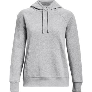 Under Armour Women's UA Rival Fleece Hoodie Mod Gray Light Heather, S