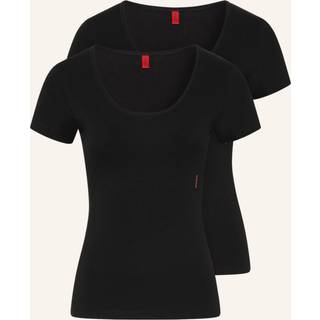 HUGO 2pak T-shirt i sort til kvinder