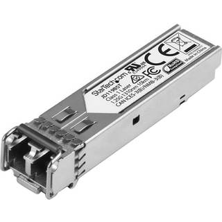 StarTech.com Gigabit Fiber 1000Base-LX SFP Transceiver Module - HP JD119B Compatible - SM LC - 10 km (6.2 mi)