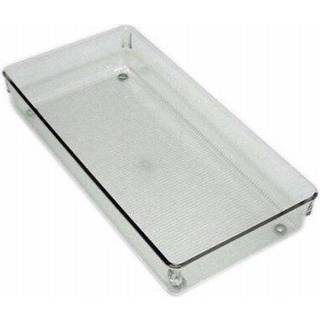 Skuffekasse (lav) - Transparent - 15,2cm x 30,5cm x 5,5cm - Adea