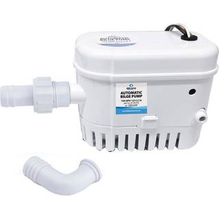 Nedsænkelig elektrisk lænsepumpe Albin Pump Automatic 750 GPH (50 liter/min), 12 V, automatisk driftstart, med niveauføler
