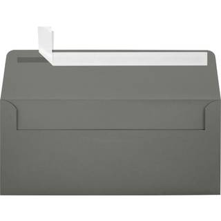 Luxpaper #10 Business Convolles | Peel & Press | 4 1/8 """" x 9 1/2 """" | R?ggr? | 80 lb. Tekst | 50 Antal