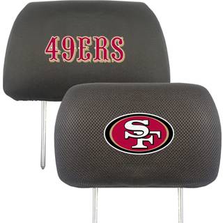 Fanmats 12514 San Francisco 49ers Broderet hovedstøtte Set - 2 stykker