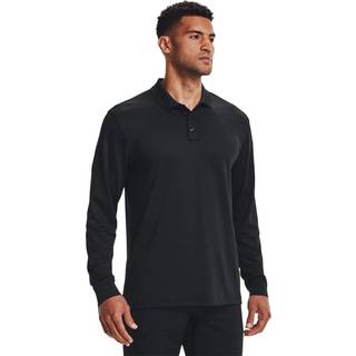 trøje Under Armour Tac Performance Polo LS 2.0-BLK 1365383-001 Størrelse S