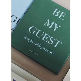 Printworks - Guest book green/blue - Notesbøger og kort - Flerfarvet