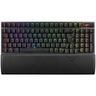 ASUS ROG Strix Scope II 96 Tastatur Mekanisk Per-key RGB Trådløs Kabling Tysk