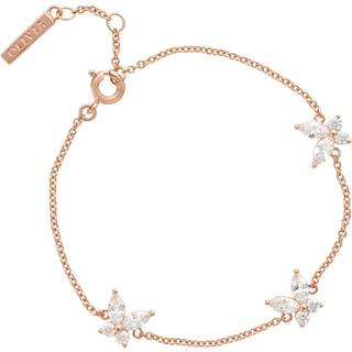 Olivia Burton Rose Gold Marquise Butterfly Bracelet - 16cm