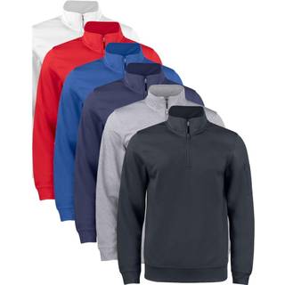 Clique 21013 Basic Active Half Zip Gråmeleret M