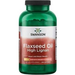Hørfrøolie med højt indhold af lignaner - 200 softgels