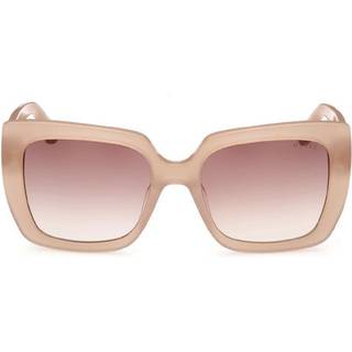 Guess Kvinde GU7889 57F Solbriller Acetat Beige Brun Firkantet Normal Skygge