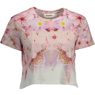 Desigual Pink Cotton Women Top