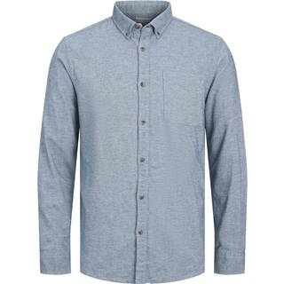 Classic Melange Skjorte, Faded Denim, M