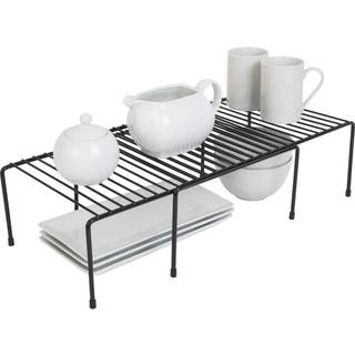 Smart Design Expandable Storage Rack - Scratch Resistent Feet - Metal Wire - Kitchen Counter Badev?relse Medicin Arrang?r F?plade Display Hyldesv