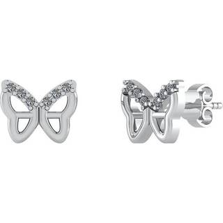 Butterfly Sterling Sølv Ørestikker fra Smykkekæden