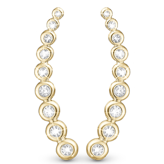 Christina Jewelry Crawler Topaz Snow ball i forgyldt