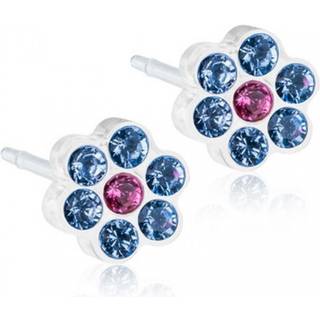 BLOMDAHL DAISY ALEXANDRITE/ROSE ØRESTIKKER