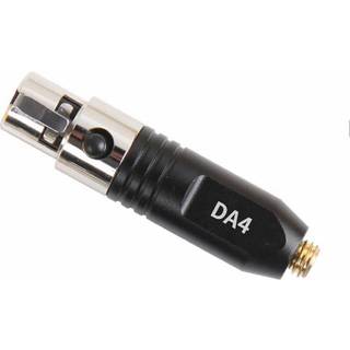 DA4 Microdot-adapter för W.Lav (svart)