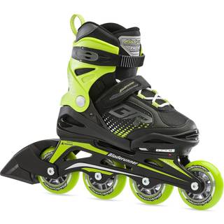 Bladerunner af Rollerblade Phoenix Boys Justerbar kondition inline skate sort og gr?n juniorv?rdi ydelse inline sk?jter