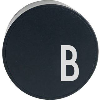 Design Letters - iphone oplader - Charger - "B" - Sort