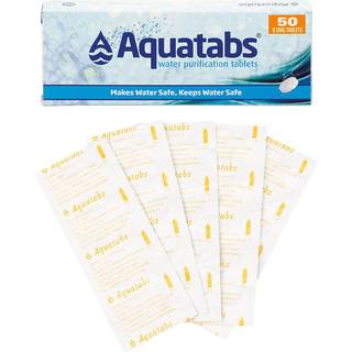 Vandrensningstabletter - Aquatabs - 50-stk