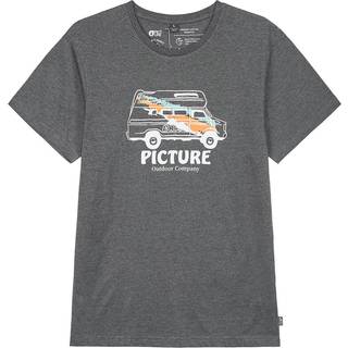 Picture Organic Clothing Men's Custom Van Tee Dark Grey Melange, S