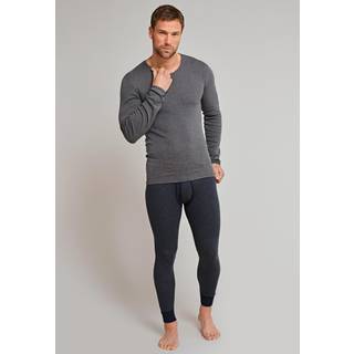 Schiesser Classic Daywear Long Underpants With Fly - Darkblue - Medium