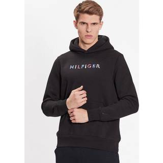 Tommy Hilfiger Herren Hoodie schwarz Logo und Motiv