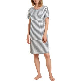 Calida Circular Sleep Nightdress - White/Navy - Medium * Kampagne *