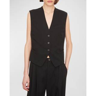 Vince Tailored vest - black - M