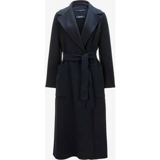 &#39;S Max Mara Paolore wool robe coat - blue - M-L