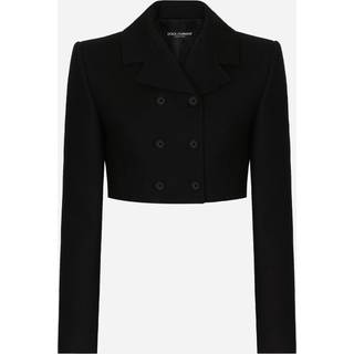 Dolce&Gabbana Double-breasted cropped blazer - black - M