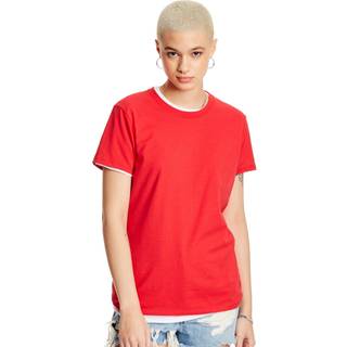 Hanes Women's Nano T-Shirt Medium Deep Red