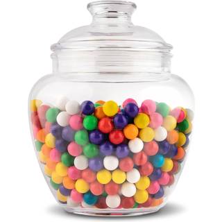 Moderne innovationer 80-ounce Candy & Cookie Jar med låg premium akrylklar apothecary jar bryllup & hjem d? Cor centerpiece cookie candy dekorati