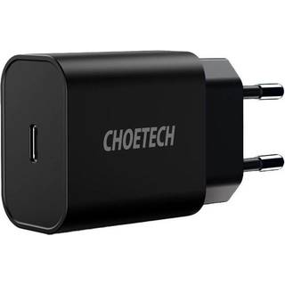Choetech 20W USB-C PD Vægoplader, Sort