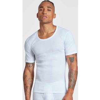 Schiesser Essentials Double Rib T-Shirt - White - 3XL