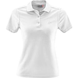 Maier Sports Women's Ulrike Polo-shirt Damer størrelse 42 farve hvid/grå