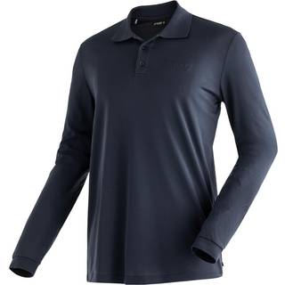 Maier Sports Ulrich L/S Polo-shirt Herrer størrelse XL farve blå